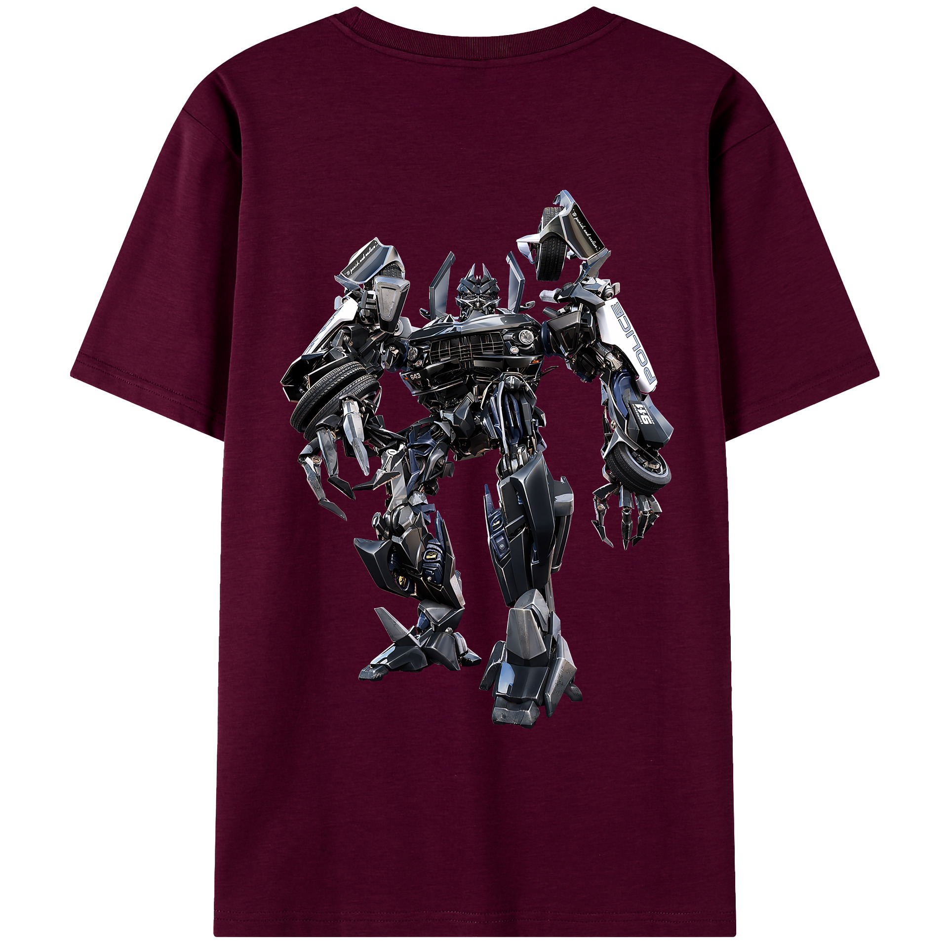（画像用） Transformers トランスフォーマー レディース半袖Tシャツ(バックプリント)